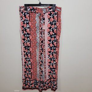 Floral Wide Leg Pants